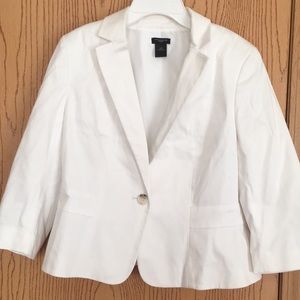White Ann Taylor Blazer